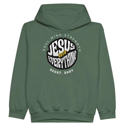 Jesus Over Everything Youth Hoodie